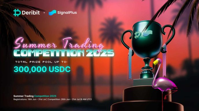 Deribit and SignalPlus Launch “The Summer Chase” Trading Competition 2025 Featuring a 0,000+ USDC Prize Pool