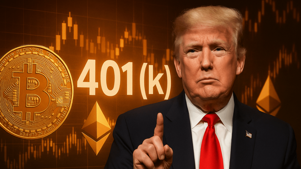 Crypto Set For .25 Trillion Tsunami As Trump Opens 401(k) Gates